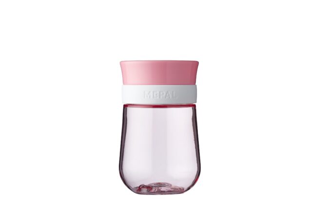 MER108015078400 MEPAL. Educational cup 300ml (pink) - Join in with the grownups with the Mepal Mio trainer cup 360°. Drinking from it is just like using a real glass, but it's far more robust.
