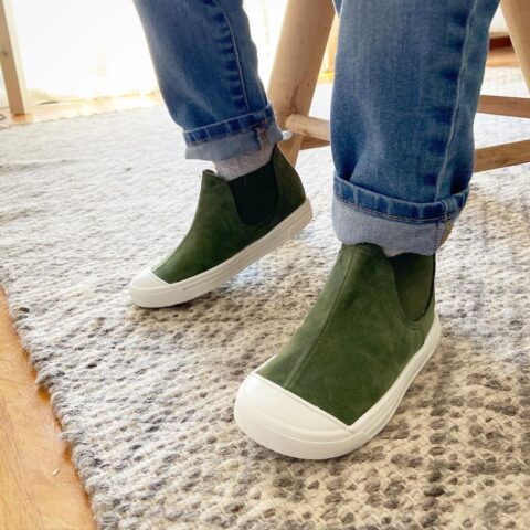 Oh my hug shoes – green - Handmade shoes made in Greece with Italian leather. Comfortable and soft with flexible sole.