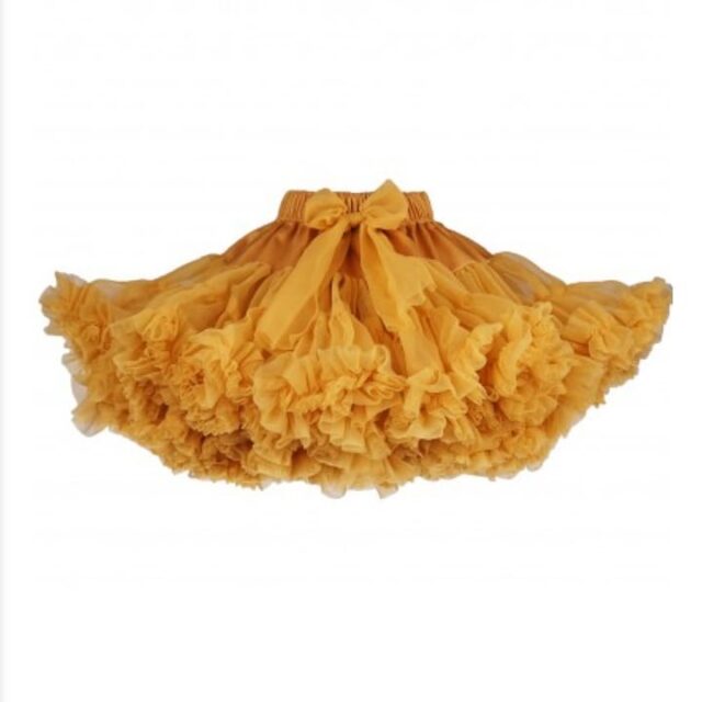 PETTISKIRT SKIRT – MUSTARD - A dream skirt with many layers of tulle for the most fantastic look!