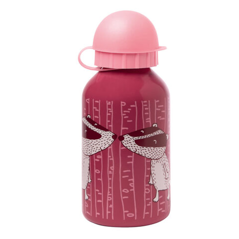 Sigikid Children's Stainless Steel Bottle 350ml 'Badger' Code: 25036 - Stainless steel water bottle by Sigikid. Its size is suitable for children's small hands. The particularly soft material of which the lid is made allows easy opening and closing by the child. Suitable for dishwasher. Capacity 350 ml.
