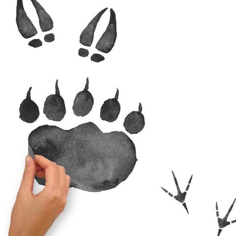 Seconds image for RMK4019 RoomMates. Wall Stickers Footprints - Decorate the room in your own personal, elegant way with the help of RoomMates' quality stickers! RoomMates stickers leave no marks when removed.