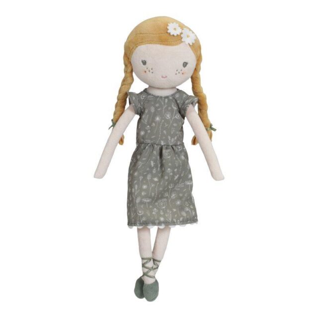 LD4530 LITTLE DUTCH.  Doll Julia(35cm) - Meet lovely Julia. This plush cuddle doll from Little Dutch in a cute dress wants to be cuddled. Doll Julia is 35 cm tall. Julia can sit up and likes to go with you in the Little Dutch wooden doll stroller. The doll comes in a beautiful storage box.