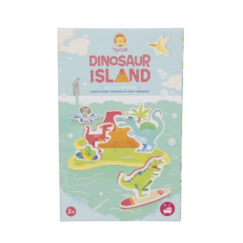 BER-3761515 TIGER TRIBE. Bath toy "Dinosaur Island" - Let your little ones enjoy their bath  with the game "Dinosaur Island".