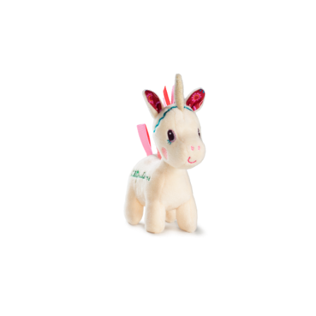 L83139 LILLIPUTIENS- Mini character unicorn Louise - A little animal that will help you make stories together as a group.