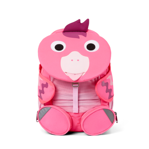 AFZ-NEL034 AFFENZAHN. Backpack Neon Flamingo - The ideal backpack for kindergarten, nursery and excursions, that will delight young and old alike with its stunning design.