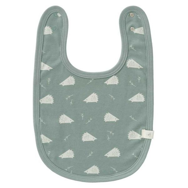 Fresk Bib-Bandana from 100% organic cotton – Hedgehog - Fresk's soft baby bib protects the child's clothes and looks incredibly cute!