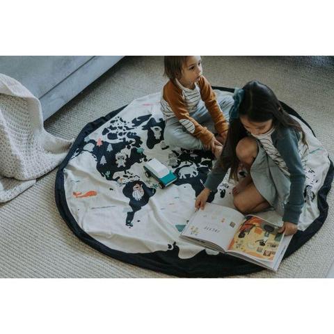 Now, Play & Go's 2-in-1 toy mattress-bag comes to solve your problem once and for all! Play & Go is a play mat, on which the child can play and have fun for hours alone or with friends. When the game comes to an end, then, with a simple movement, the Play & Go becomes a bag that holds all the toys that were on the play mat up to that moment! It's so simple and fun, that now the child will be picking up his toys on his own! Play & Go's 2-in-1 play mat - bag is 140cm in diameter and is made from cotton fabric under world-class environmental management standards. Its portable and durable design make it ideal for travel, outings, holidays and visits to friends and family.