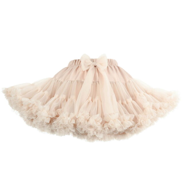 PETTISKIRT SKIRT - CAPPUCINO - Fluffy as a cloud will make little girls feel like princesses!