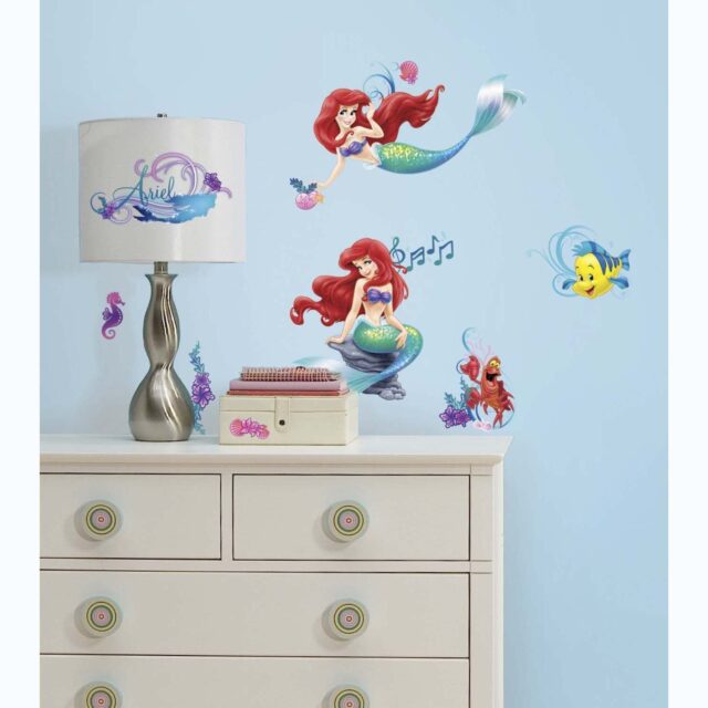 RMK2347 RoomMates. Wall Stickers "Little Mermaids" - Decorate the room in your own personal, elegant way with the help of RoomMates' quality stickers! RoomMates stickers leave no marks when removed.