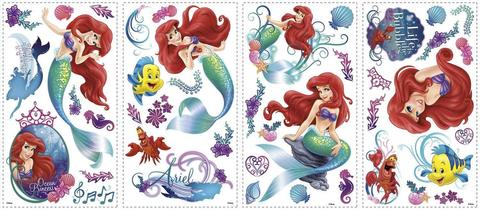 Seconds image for RMK2347 RoomMates. Wall Stickers "Little Mermaids" - Decorate the room in your own personal, elegant way with the help of RoomMates' quality stickers! RoomMates stickers leave no marks when removed.