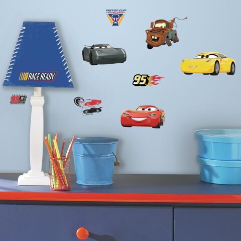 RMK3353 RoomMates. Wall Stickers "Cars 3". - Decorate the room in your own personal, elegant way with the help of RoomMates' quality stickers! RoomMates stickers leave no marks when removed.