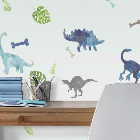 RMK4101 RoomMates. Wall stickers "Dinosaurs ". - Decorate the room in your own personal, elegant way with the help of RoomMates' quality stickers! RoomMates stickers leave no marks when removed.