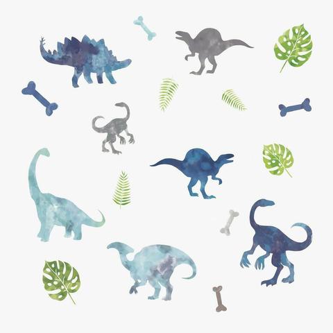 Seconds image for RMK4101 RoomMates. Wall stickers "Dinosaurs ". - Decorate the room in your own personal, elegant way with the help of RoomMates' quality stickers! RoomMates stickers leave no marks when removed.