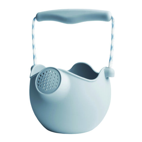 Scrunch Watering can made of recyclable silicone Duck Egg Blue - Say goodbye to bulky, hard plastic watering cans that break and take up space.