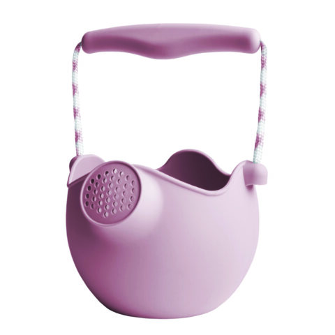 Scrunch Watering can made of recyclable silicone Dusty Rose - Say goodbye to bulky, hard plastic watering cans that break and take up space.