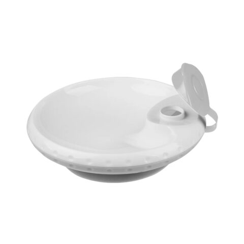 BabyOno: Bowl that keeps food warm Gray - The perfect bowl to keep baby's food warm! Putting hot water in the socket will keep your baby's food at the right temperature for longer!