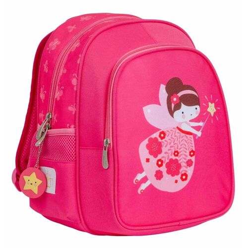 A little lovely company: Backpack Fairy - This lovely backpack with insulated compartment has plenty of space and ensures that snacks and drinks stay cold or warm. It has two side pockets and an extra buckle on the front.