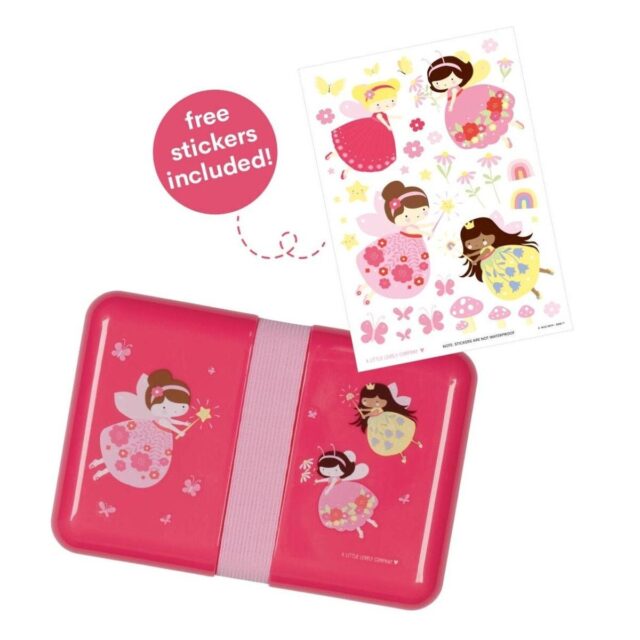 A little lovely company Lunch box: Fairy - This fairy lunch box has a handy elastic strap which is super easy for kids to use.