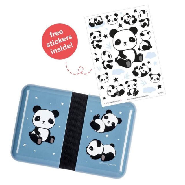 A little lovely company Lunch box Panda - This panda lunch box has a handy elastic strap which is super easy for kids to use.