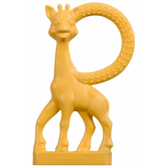 Sophie Giraffe- teething cricket Vanilla Orange - For the baby's sore gums. Soft and gentle to bite, easy to grip with your little hands and with embossed surfaces.