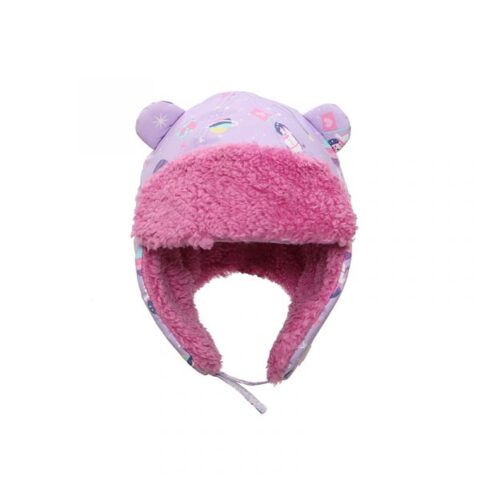 Kids & Baby Water Repellent Trapper Hat – Unicorn - You'll welcome the drop in temperatures with our beautifully crafted trapper hat at the ready. The high quality windproof and water-repellent shell combined with a soft fleece lining and sherpa ear flaps offers excellent protection from the elements, ensuring your little one stays warm and dry in all their outdoor adventures. Kids will love the colorful and eye-catching patterns with reflective details and, as an added bonus, you'll have no trouble at all spotting them on the ski hills. Brrrr-ing on winter!