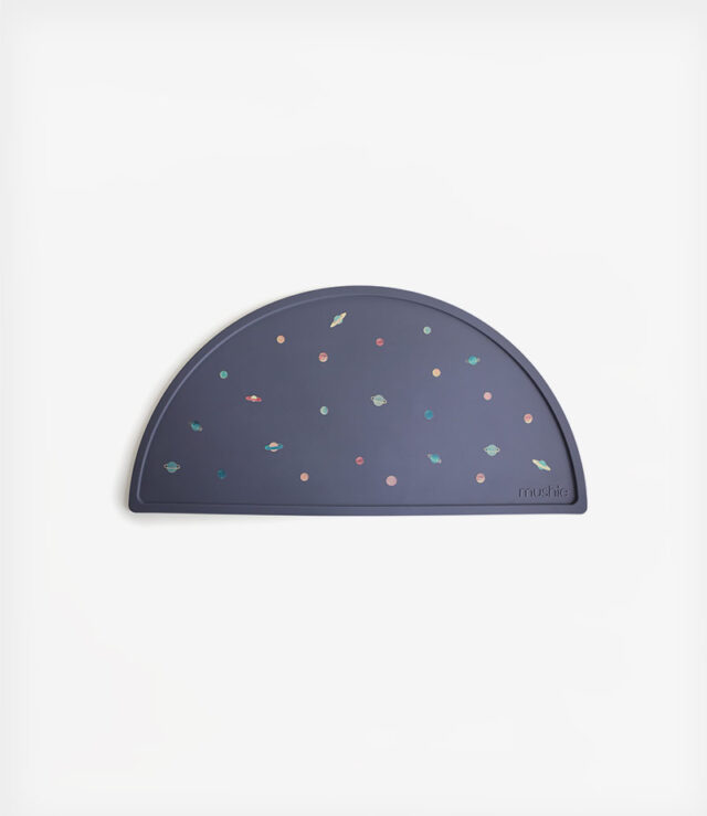 Silicone Place Mat (Planets) - Keep your little one clean with our fun-loving collection of silicone place mats. Designed in Sweden, our silicone mats pair well with our silicone bibs.