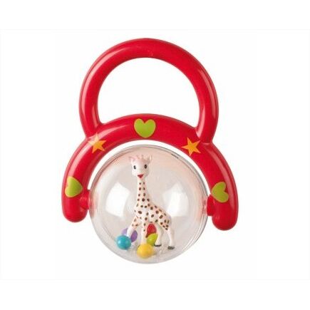Rattle with handle Sophie Giraffe - Particularly lightweight rattle and with an easy grip for his little hands!