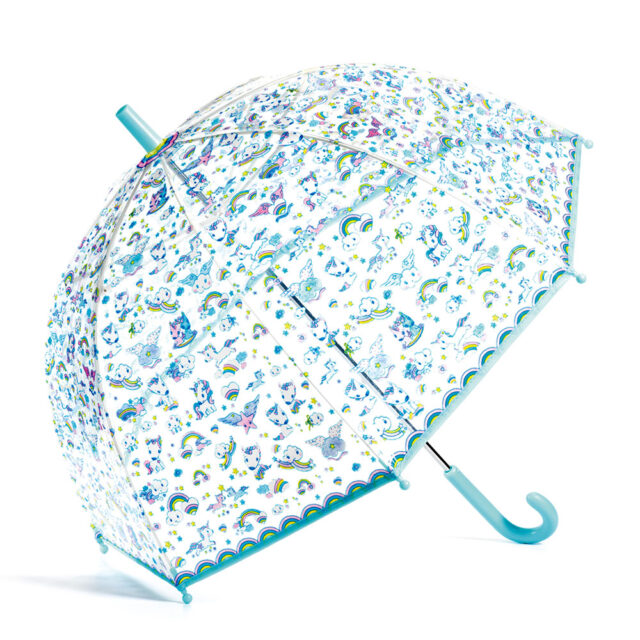 Ομπρέλα διάφανη με μονόκερους