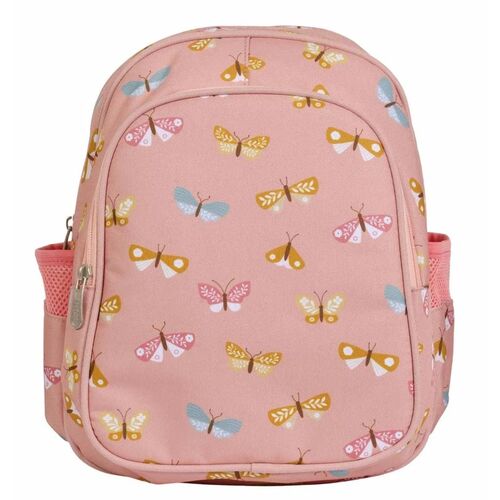 Τσάντα ροζ με πεταλούδες.