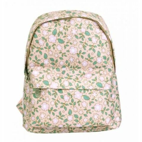 pink bag with flowers
