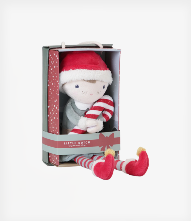 Product packaging Little Dutch Jim Christmas doll