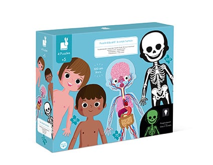 Box with four people on the cover, one white, one colored and 2 skeletons