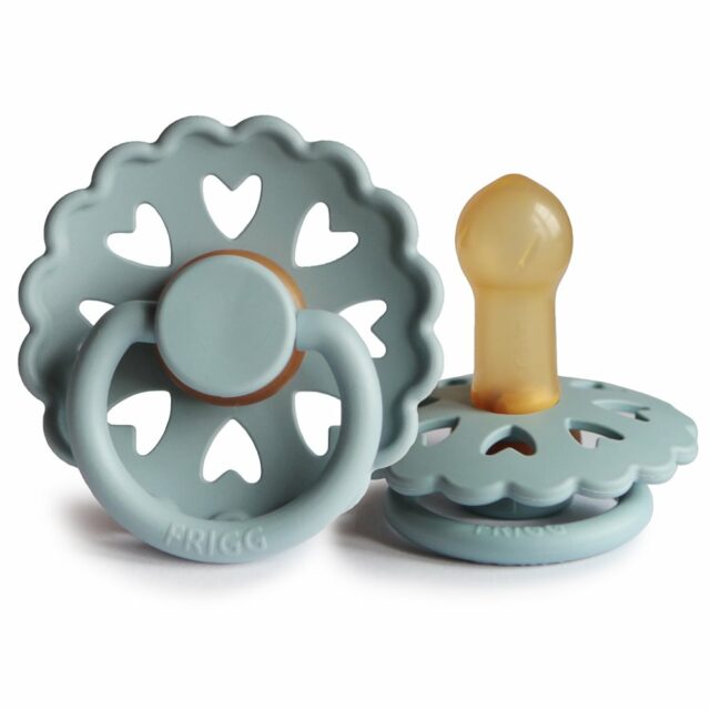 pacifier with hearts and handle