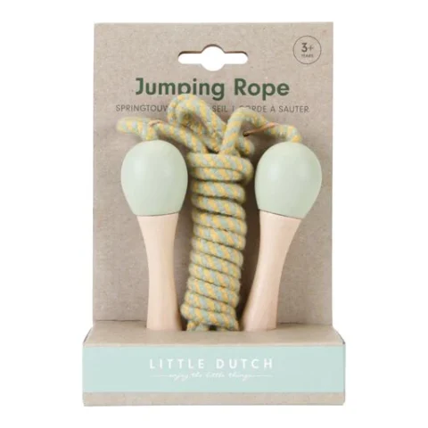 rope with wooden handles in mint color