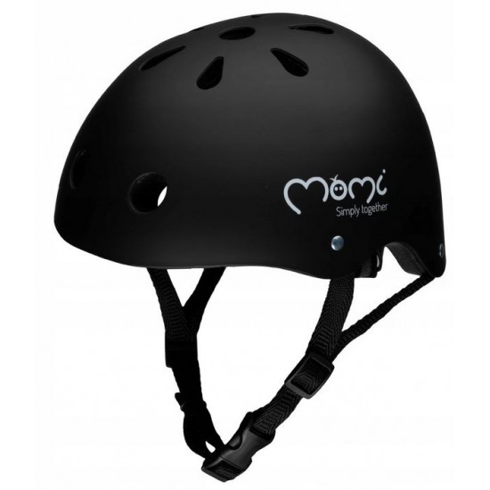 Black helmet with vents
