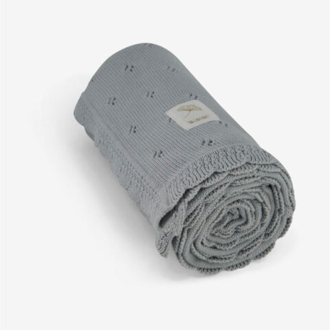 Blanket knitted in siel