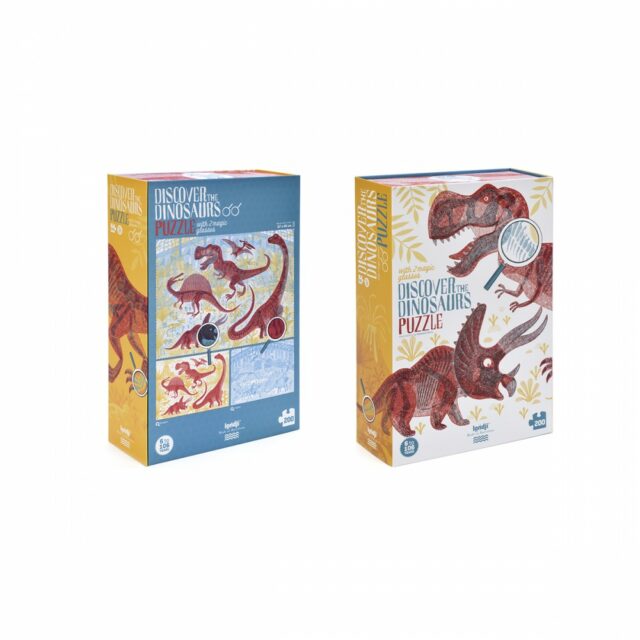 Discover The Dinosaurs Puzzle With 2 Magic Glasses - 200 pcs - Image 3